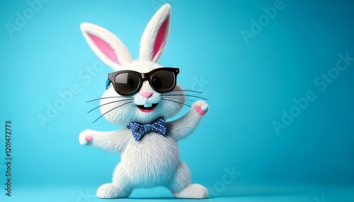 Cute Cartoon Easter Bunny R...