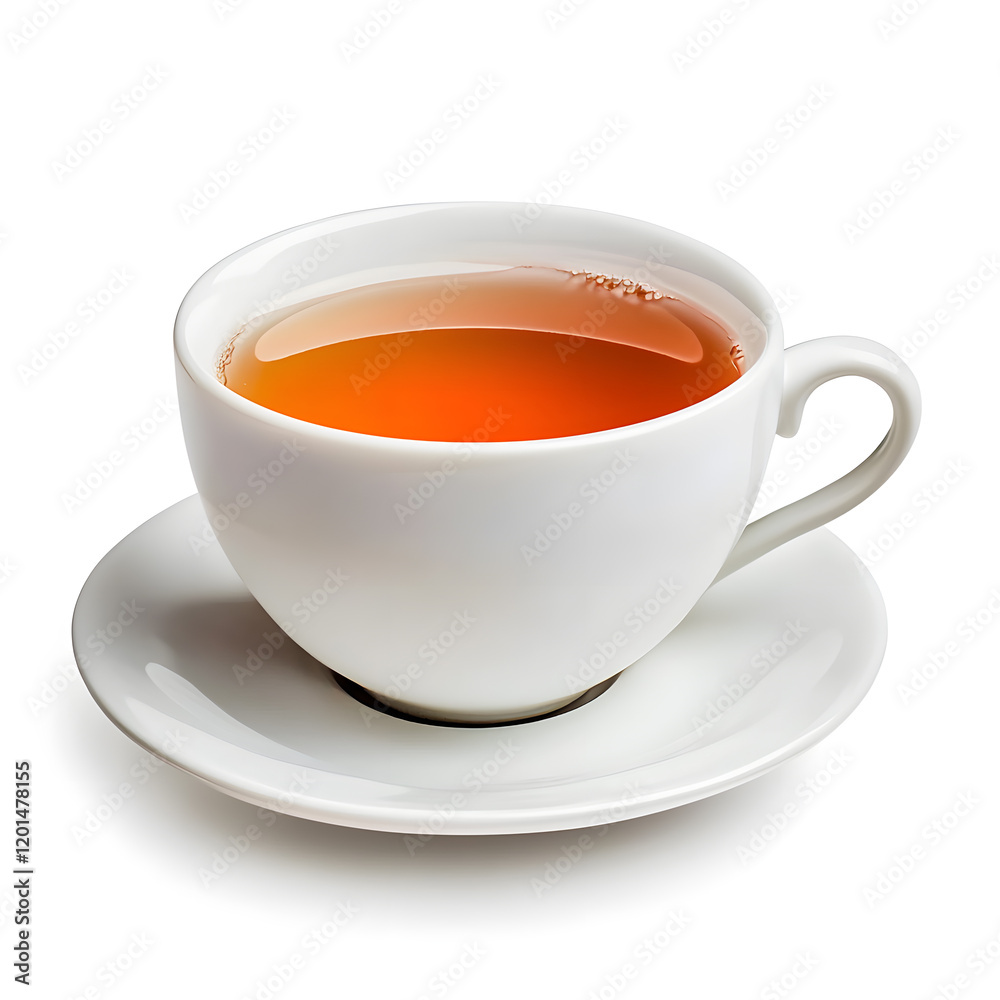 Cup of black tea isolated on white background Cup of black tea isolated on white background