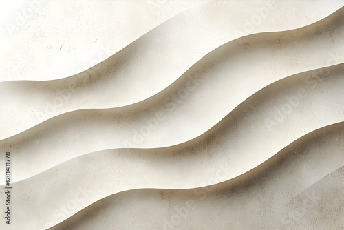 A minimalist abstract background in soft beige tones with geometric shadows on the wall, perfect for business product presentations.