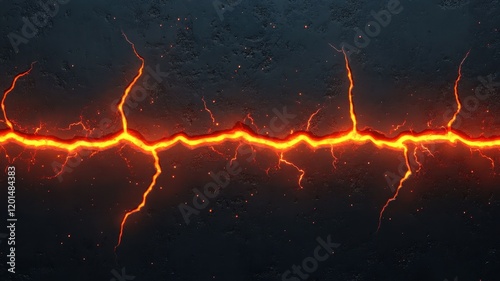 Dynamic electric discharge animation isolated background digital art bright colors vibrant concept
