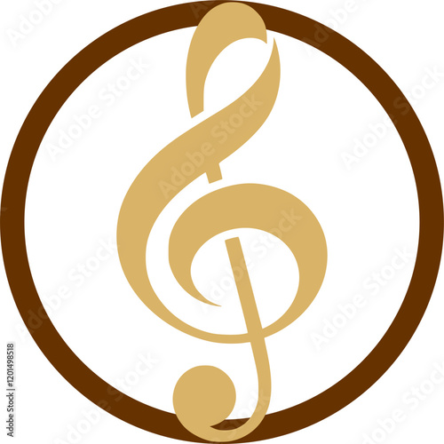 treble clef vector, vector art ready for your logo brand