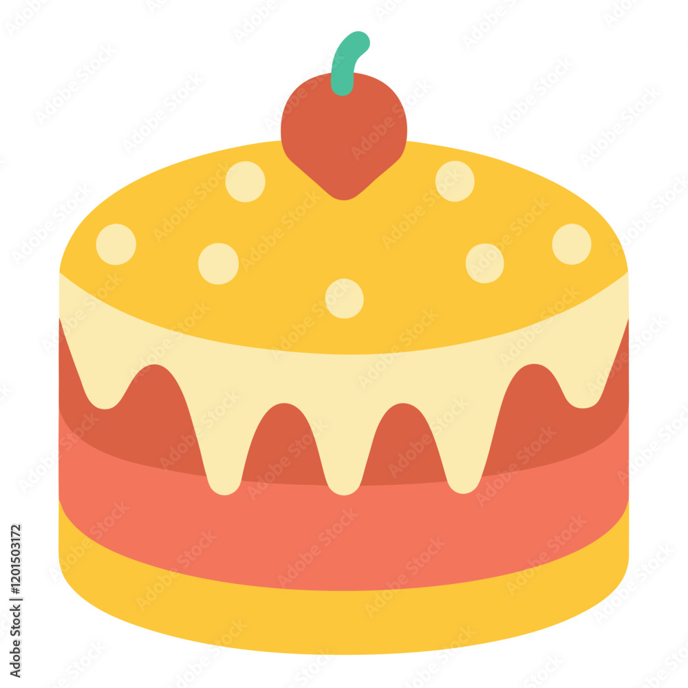 cake with cherry cake with cherry