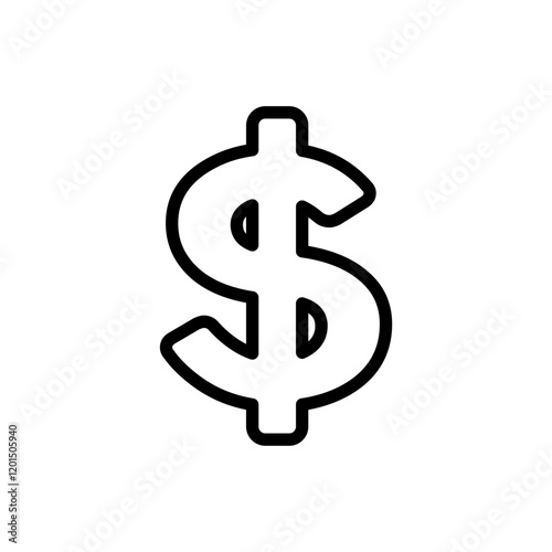 DOLLAR SIGN SYMBOL ICON
