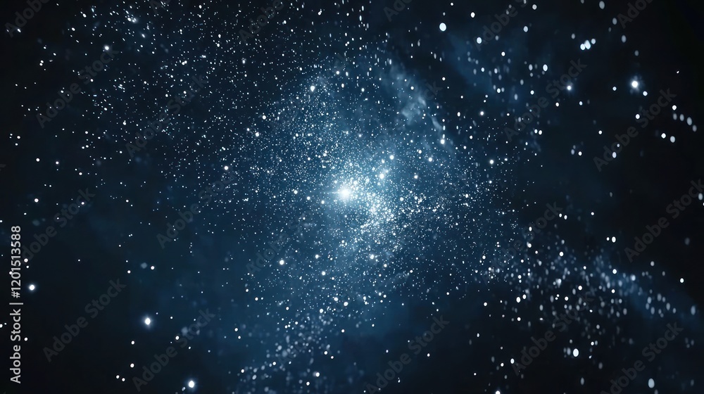 Fototapeta premium Celestial Dance: A Symphony of Stars and Cosmic Dust