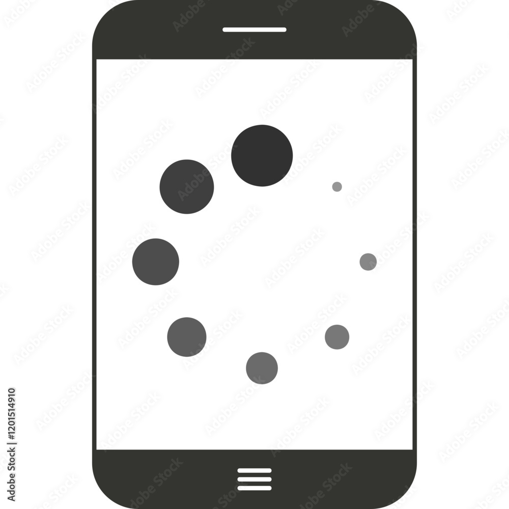 Simple vector icon phone Simple vector icon phone