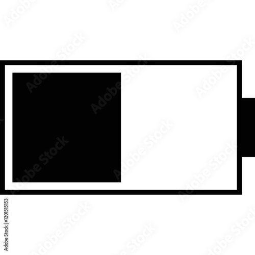 Simple vector icon battery
