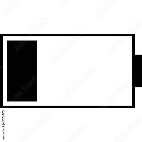 Simple vector icon battery
