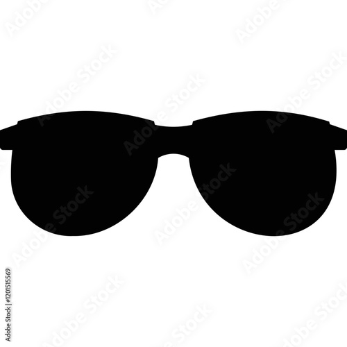 Simple vector icon sunglasses