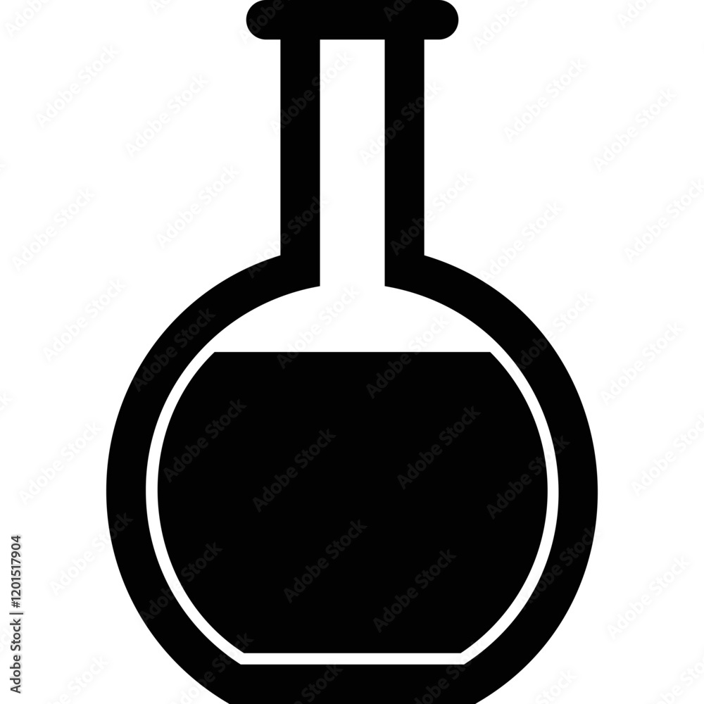 Fototapeta premium Simple vector icon flask 
