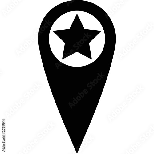 Simple vector icon location