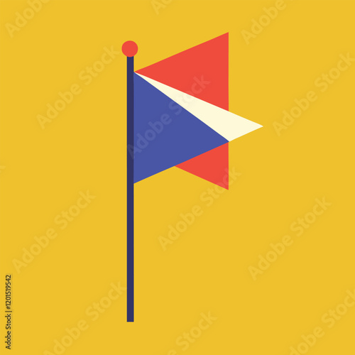 illustration of a flag