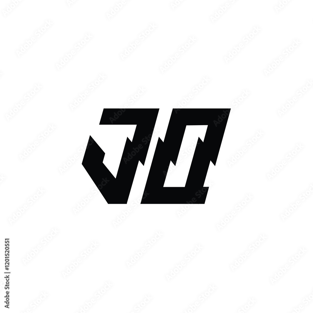 JQ monogram logo design letter text name symbol monochrome logotype alphabet character simple logo JQ monogram logo design letter text name symbol monochrome logotype alphabet character simple logo
