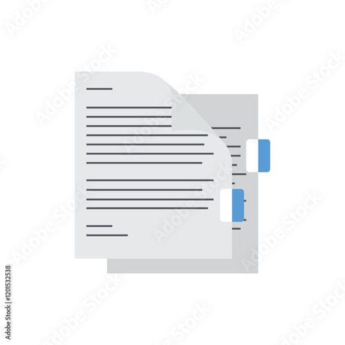 document paper symbol illustration vector page