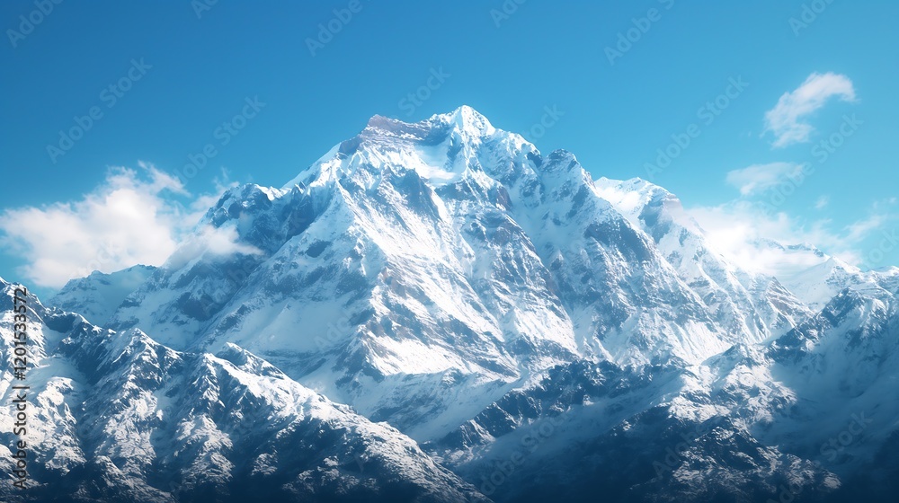 snow covered mountains in winter snow covered mountains in winter