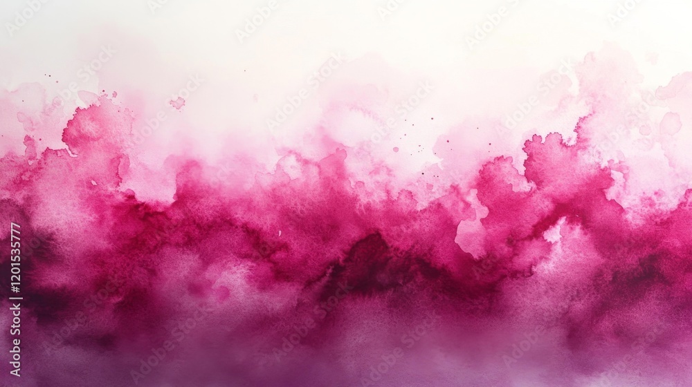 Obraz premium Soft Pink Watercolor Background with Delicate Brushwork. Generative AI