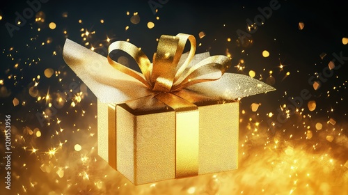 The box holds a promise of joy, waiting to be opened and shared.