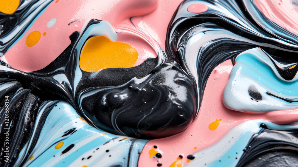 Obraz premium Colorful abstract background with swirling patterns