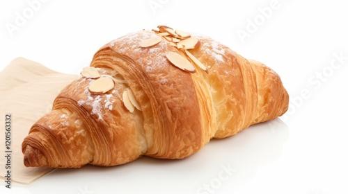croissant isolated on white background