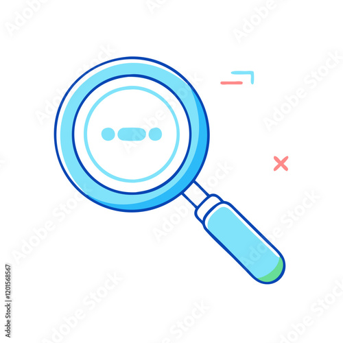 search engine magnifying glass icon
