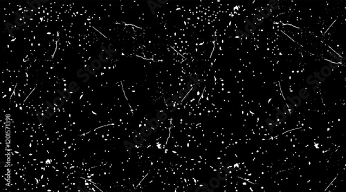 Abstract background. Monochrome texture. Image includes a effect the black and white tones. Dark scratched grunge background, old film effect, space for your text or picture, dusty texture