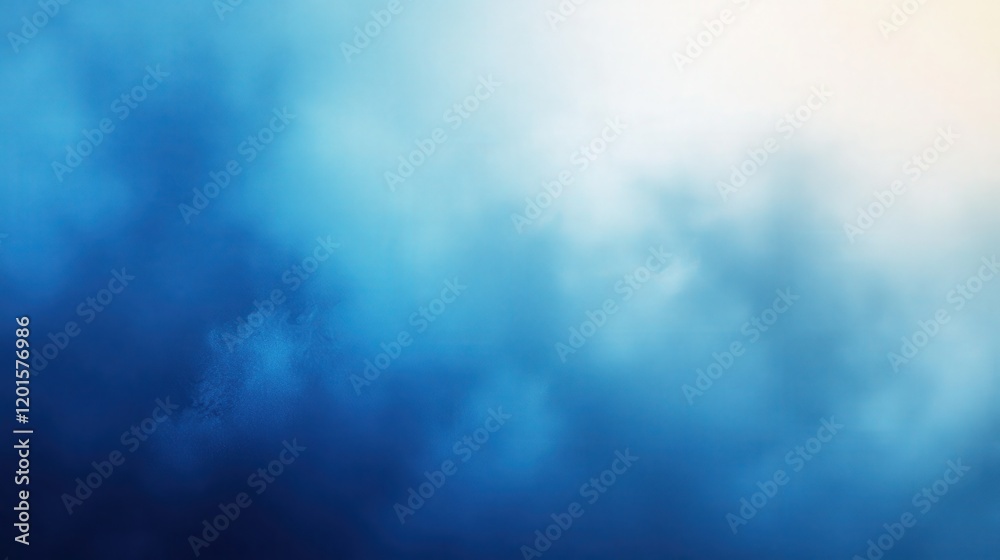 Fototapeta premium Smooth Color Gradient Background in Shades of Blue and White Suitable for Various Design and Creative Projects