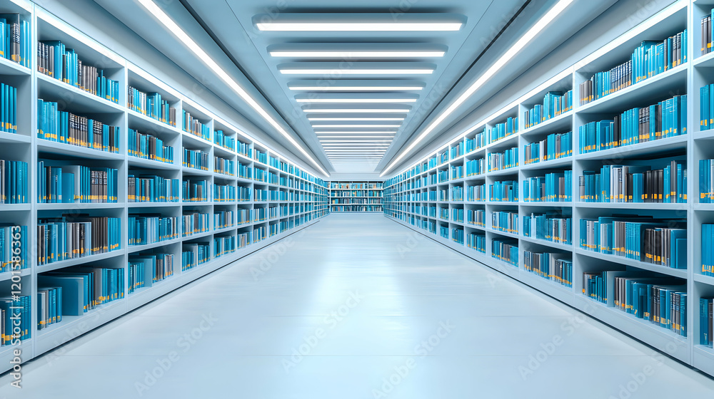 Modern library interior design minimalist space digital environment futuristic perspective visual inspiration Modern library interior design minimalist space digital environment futuristic perspective visual inspiration