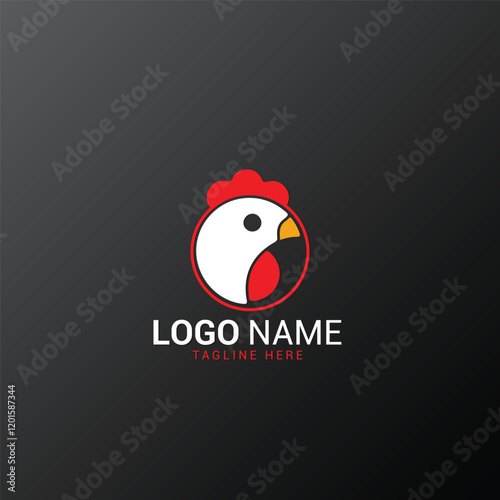 Chicken Farm logo creative design vector template