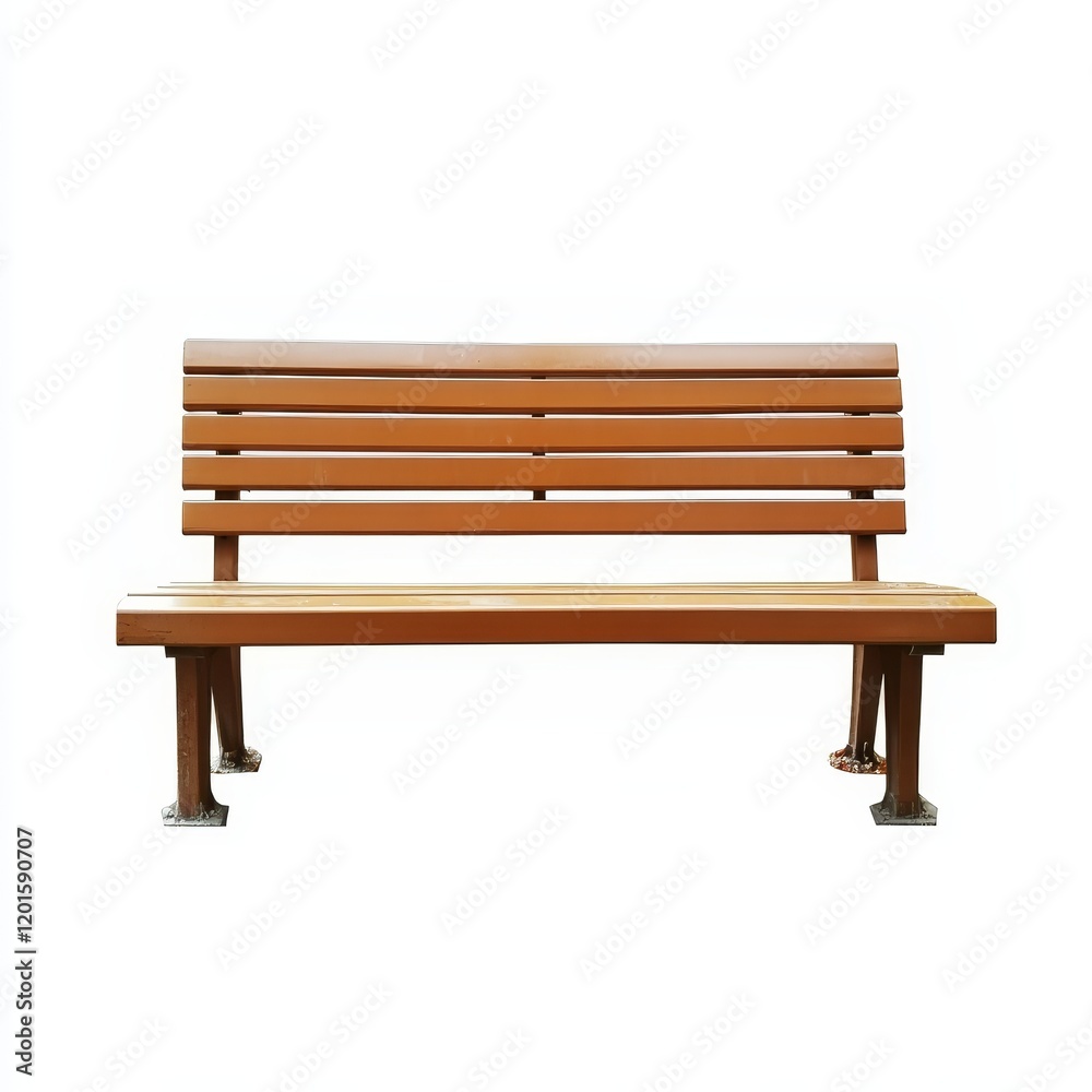 Minimalist Wooden Bench, Isolated on White Background, Modern Design, Simplicity, Furniture, Clean Lines Minimalist Wooden Bench, Isolated on White Background, Modern Design, Simplicity, Furniture, Clean Lines