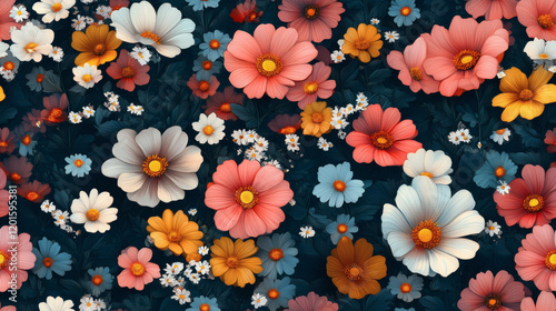 flower background illustration