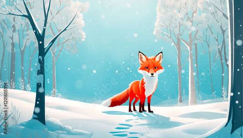 fox in the forest