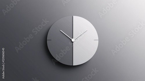 The gradient gray stopwatch timer icon