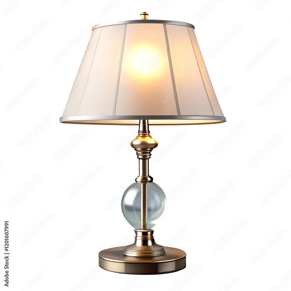 Elegant modern table lamp with a decorative crystal base and soft lighting suitable for home or office settings Elegant modern table lamp with a decorative crystal base and soft lighting suitable for home or office settings