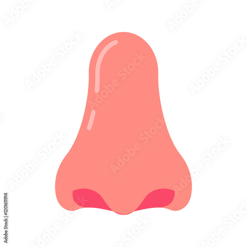 Nose Flat Icons, Vector illustration