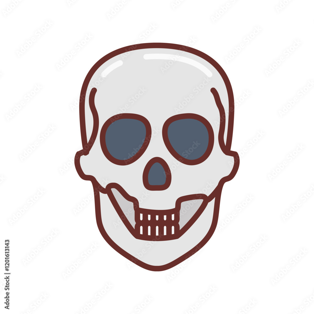 Skull Filled Icons , Vector illustration Skull Filled Icons , Vector illustration