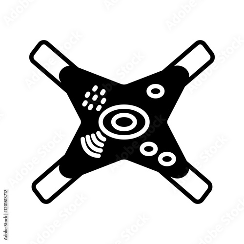 Connective Tissue Glyph Icon, Vector illustration
