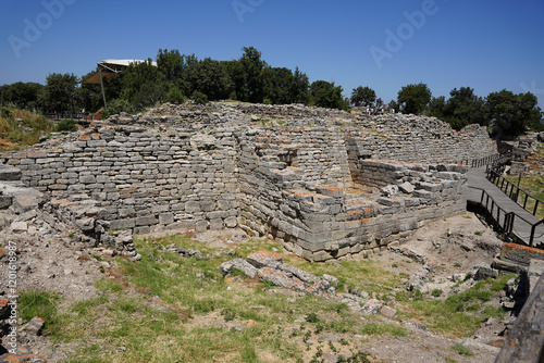 Troy ancient city in Canakkale, Turkiye