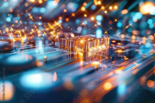 artistic angle of a microscope revealing its optical technology and exceptional image clarity