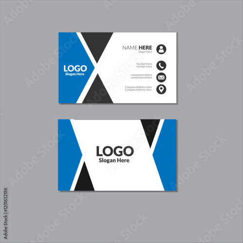 Set of modern Email Signature, creative modern name card and business card, Luxury and elegant business card, Personal visiting card with company Card, New business card and creative design.