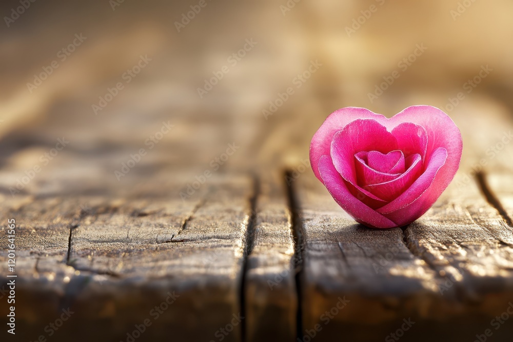A delicate pink rose graces a rustic wooden table, embodying love and romance, perfect for a heartfelt Valentine's Day celebration. A delicate pink rose graces a rustic wooden table, embodying love and romance, perfect for a heartfelt Valentine's Day celebration.