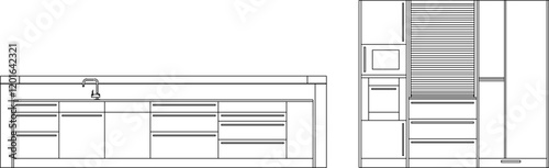vector illustration of modern home interior design image