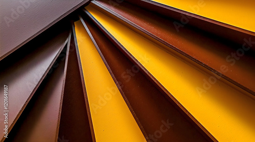 Dynamic abstract shapes in espresso dark create a captivating backdrop for creative exploration and minimalist design aesthetics suitable for various artistic applications