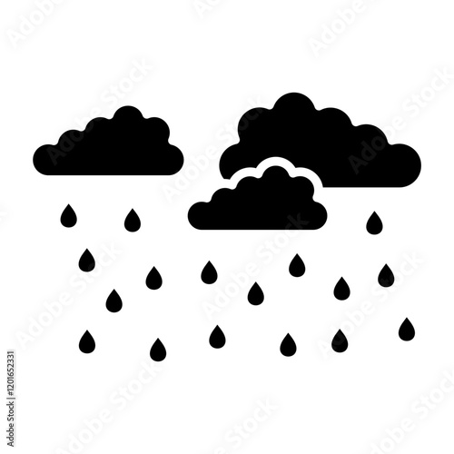 Heavy rain Icon