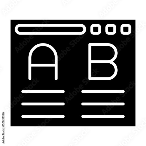 Ab testing Icon
