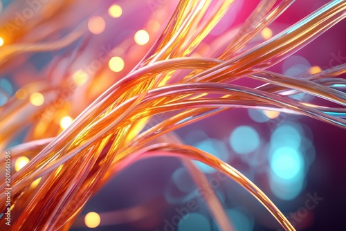 close-up view of microscope revealing intricate muscle fiber anatomy, clinical study