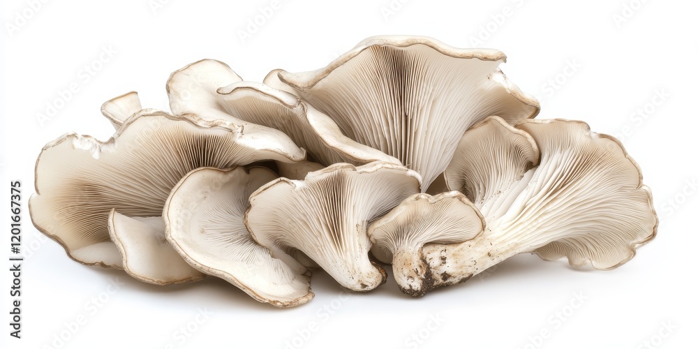 PNG of fresh oyster mushrooms, showcasing the unique texture and color of fresh oyster mushrooms, presented against a clean white background for optimal visual appeal. PNG of fresh oyster mushrooms, showcasing the unique texture and color of fresh oyster mushrooms, presented against a clean white background for optimal visual appeal.