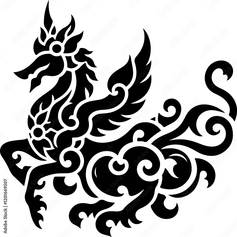vector illustration design image icon logo symbol animal mythology abstract ethnic traditional.eps vector illustration design image icon logo symbol animal mythology abstract ethnic traditional.eps