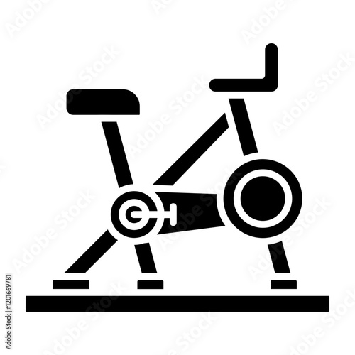 Stationary bicycle Icon