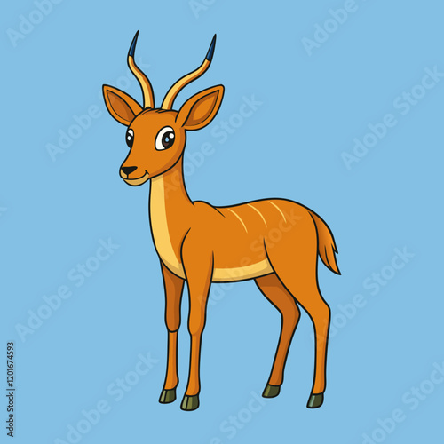 antelope vector illustration