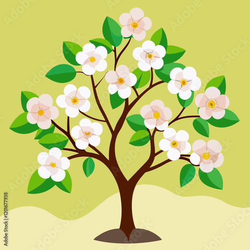 dogwood tree with flowers
