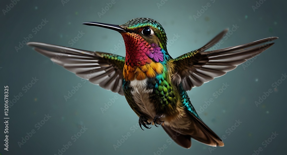 Obraz premium hummingbird in flight